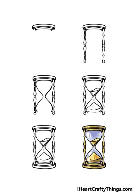 meaningful hourglass drawing|How To Draw An Hourglass – A Step by Step Guide